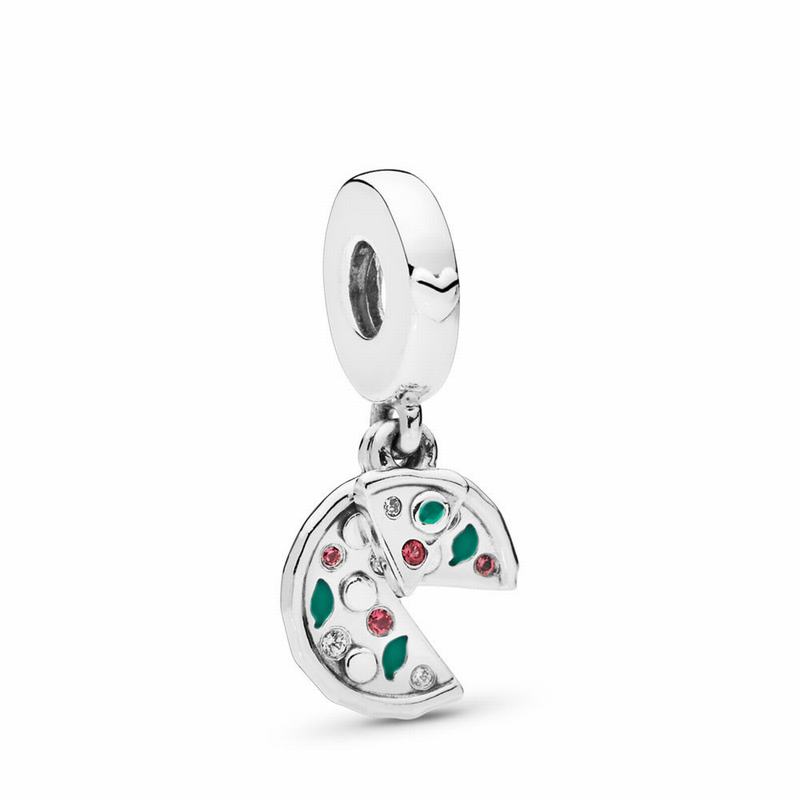 Pandora Passion for Pizza Dangle Charm Online NZ, Sterling Silver (136495-PHB)